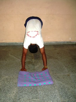 Surya namaskara step