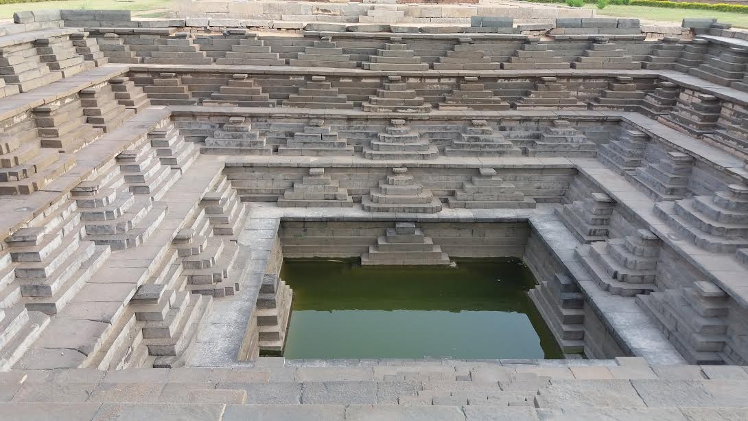 Hampi stepped tank